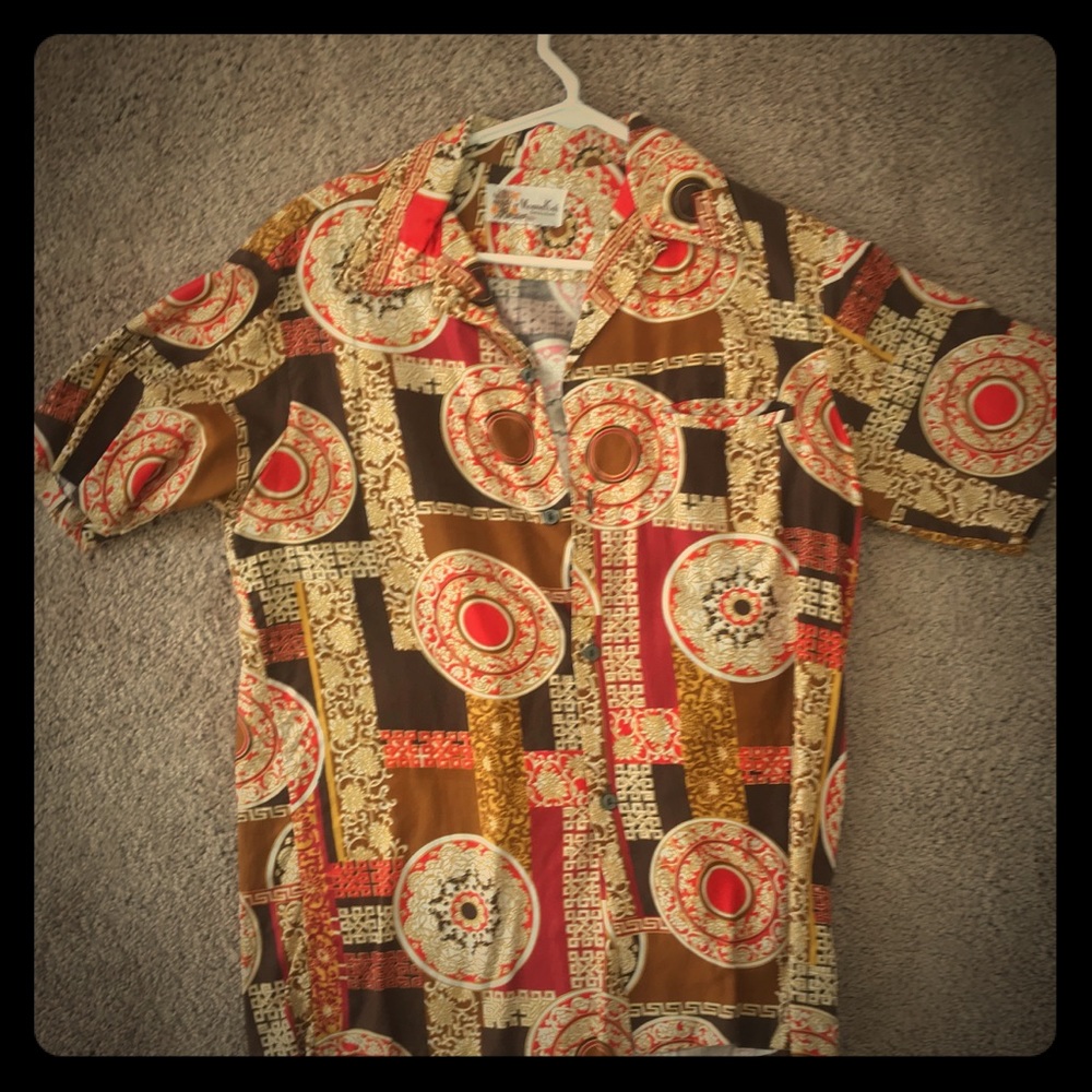 Vintage short sleeve button down